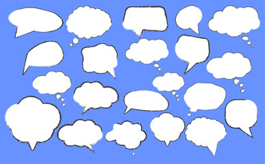 speech bubbles collection