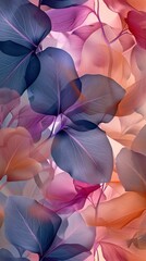 Hot-toned petals contrast with cool leaves, creating a visual symphony of calming rhythms that softly caress the senses.