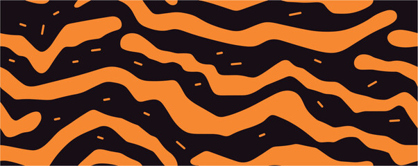 Camouflage Sport. Vector background. Seamless tiger stripe print for clothing or print. Illustration art design. Brush grunge pattern.