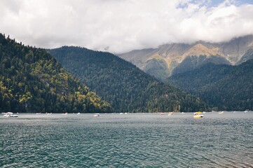 lake in the mountains