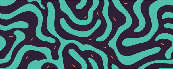 Abstract marbled textural background for product design. Simple curved lines with repeat stripes texture. Art deco style. Seamless.