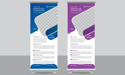 Business Roll Up Banner Design Template