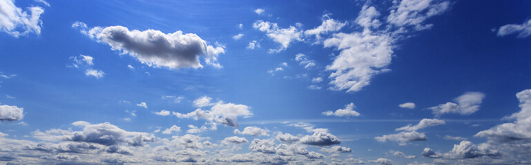 Obraz premium Summer blue sky cloud gradient light white background. Beauty clear cloudy in sunshine calm bright winter air bacground.