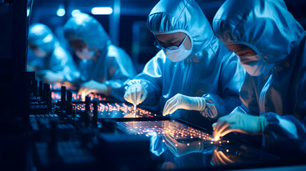 Precision of workers in a Chinese semiconductor factory. Generative AI
