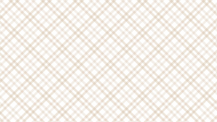 Diagonal beige checkered in the white background	 - obrazy, fototapety, plakaty