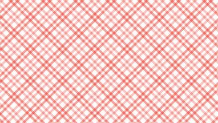 Diagonal red checkered in the white background
