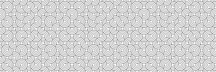 horizontal black line oriental pattern for background.
