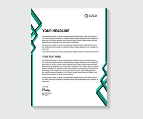 Unique Letter Head design for your company.