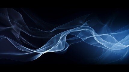 A smokey color scheme with a wavy pattern and black background.