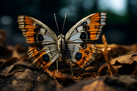 photo of a butterfly, butterfly, wild insect, caterpillar turned into a butterfly