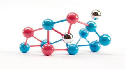 A model that depicts an isolated molecule.