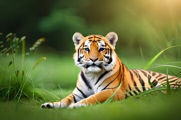 Obraz premium tiger in the jungle