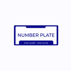 Number plate LTD logo design