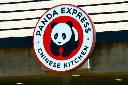 Los Angeles, California &ndash; October 5, 2023: Panda Express Chinese Kitchen food restaurant