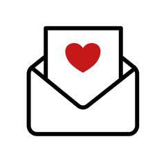 love letter - vector icon