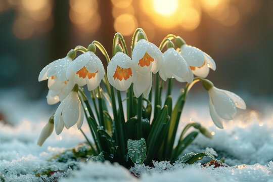 Galanthus the flower that brings spring