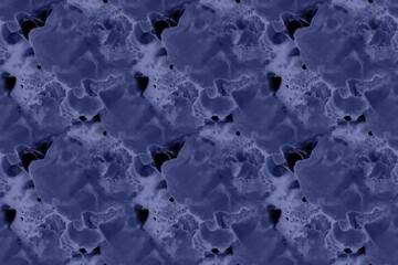 Navy Gradient Watercolor. Light Elegant Ceramic. Blue Rock Marble Background. Blue Marble Tile Texture. Water Color Splash Space. Navy Sea Ocean. White Alcohol Ink Background. Modern Seamless Painting