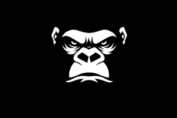 Mad gorilla face