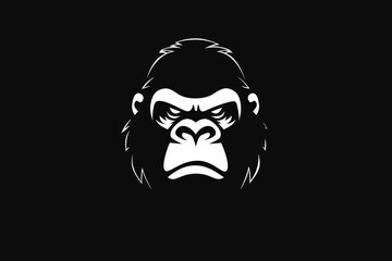 Mad gorilla face