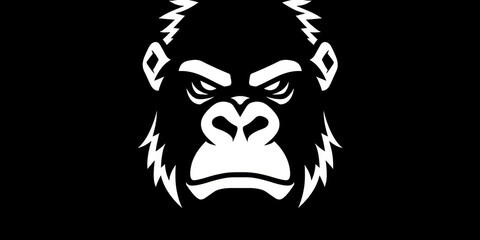 Obraz premium Mad gorilla face