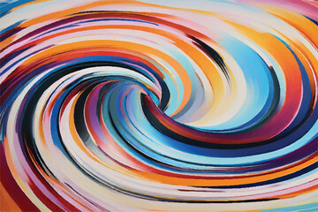 Fototapeta na wymiar Colored Abstract Background. Colorful abstract background with wavy lines. Colorful abstract wavy background. Abstract art and background.