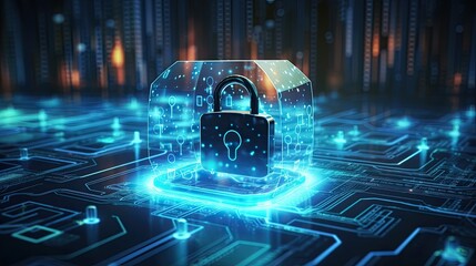 cyber security and data protection, featuring the concept of confidentiality and business privacy on a global digital space network, a technology smart solution safeguarding against cyber attacks.