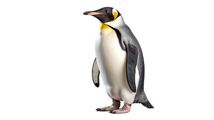 Fototapeta premium A penguin, isolated, white background