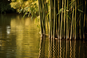 bamboo at ake, bamboo forest, lakeside bamboo