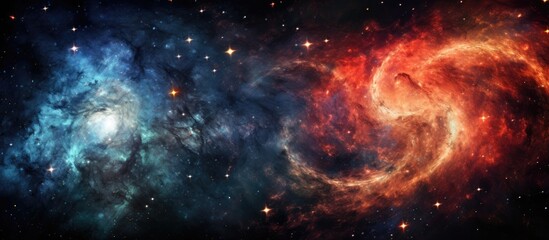 Obraz na płótnie Canvas Beautiful galaxy observed in space