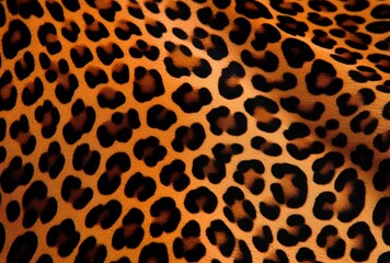 Experience the allure of a seamless pattern featuring the rich texture of leopard or jaguar fur, an endless template inspired by the wild beauty of nature.