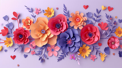 colorful floral background