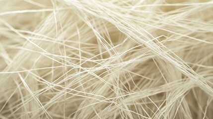 Close up look at interlaced fiber     
