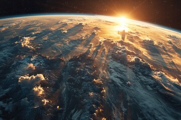 A view of the planet from space