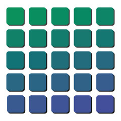 color palette and swatches vector illustration design