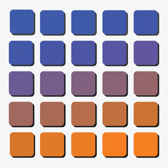 color palette and swatches vector illustration design