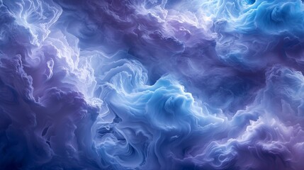 Blue and Purple Background With Clouds