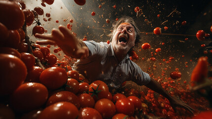 Tomatoes and Testosterone: Men Unleashing the Beast at La Tomatina III