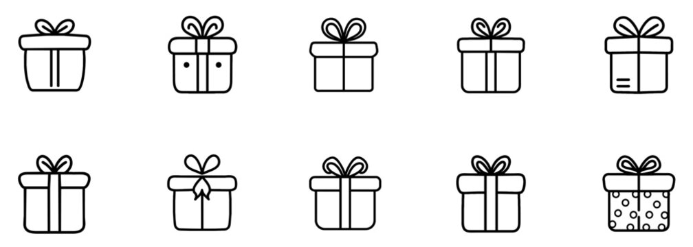 gift box icons