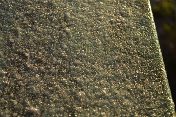 water drops on the ground