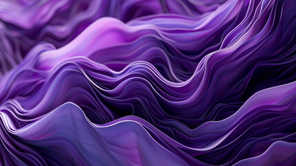 Abstract Violet Wavy Lines. Violet Background