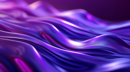Fototapeta premium Abstract Violet Wavy Lines. Violet Background