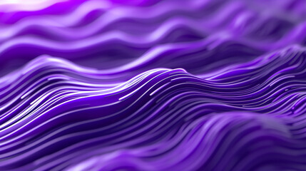 Obraz premium Abstract Violet Wavy Lines. Violet Background