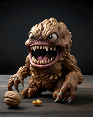 Cute Walnuts Monster 