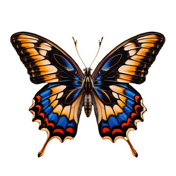Exquisite Butterfly Isolated on Transparent Background - High-Quality PNG Illustration