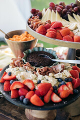catering appetizers at a wedding
