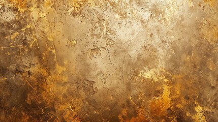Texture of golden decorative plaster or concrete. Abstract grunge background for design.