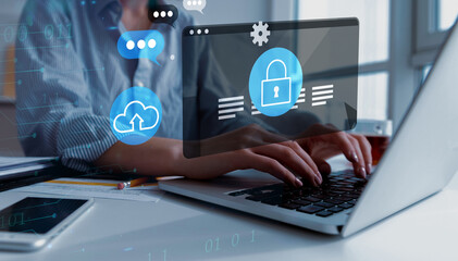 cyber security lock technologies design websites and security in the Social World, cyberspace lock concepts.