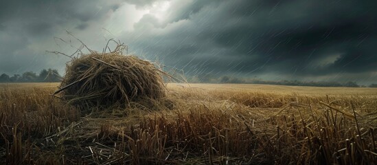 Straw and bad weather