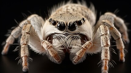 Intricate macro shot of a spider s spinnerets, showcasing the precise silk spinning apparatus