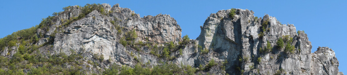 Fototapeta na wymiar Seneca Rocks, West Virginia Panorama